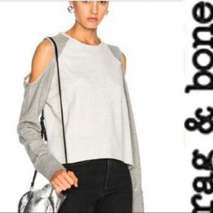 rag & bone cold shoulder top